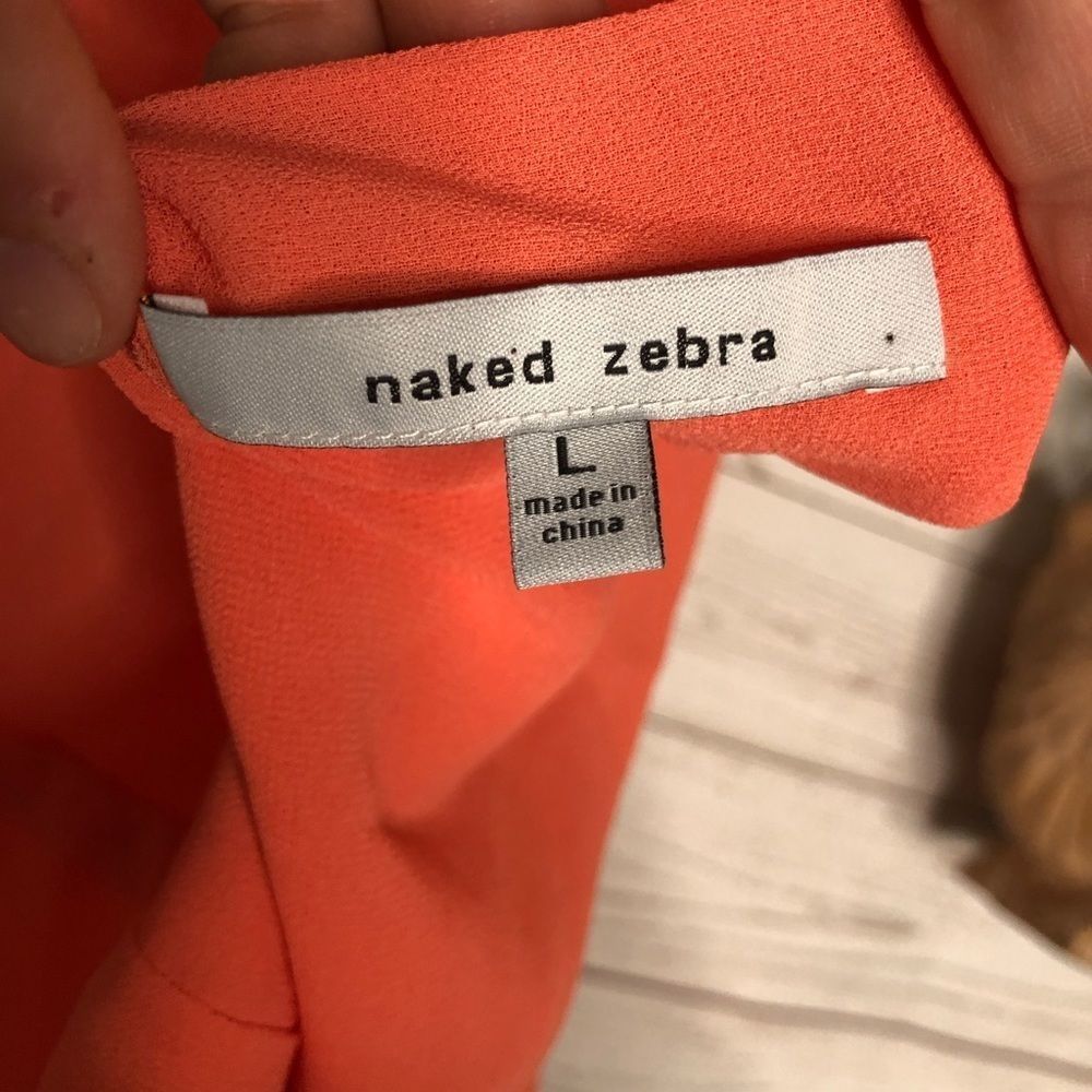 Naked Zebra Julianna halter top SzLg - Picture 8 of 9